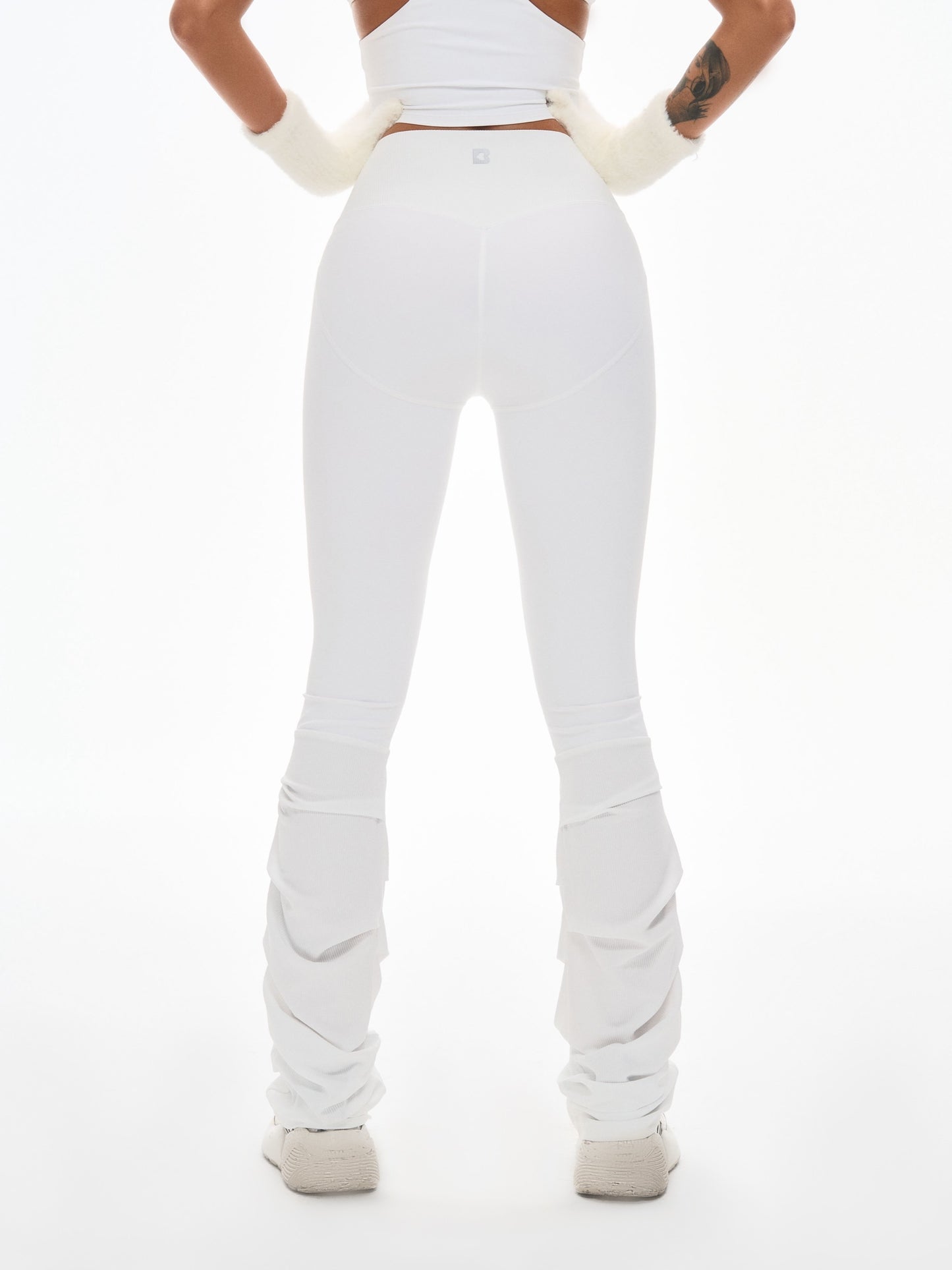 High-Elasticity Spliced Slim Leggings