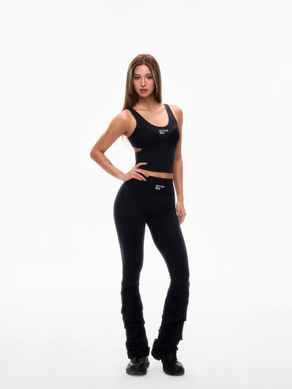 High-Elasticity Spliced Slim Leggings