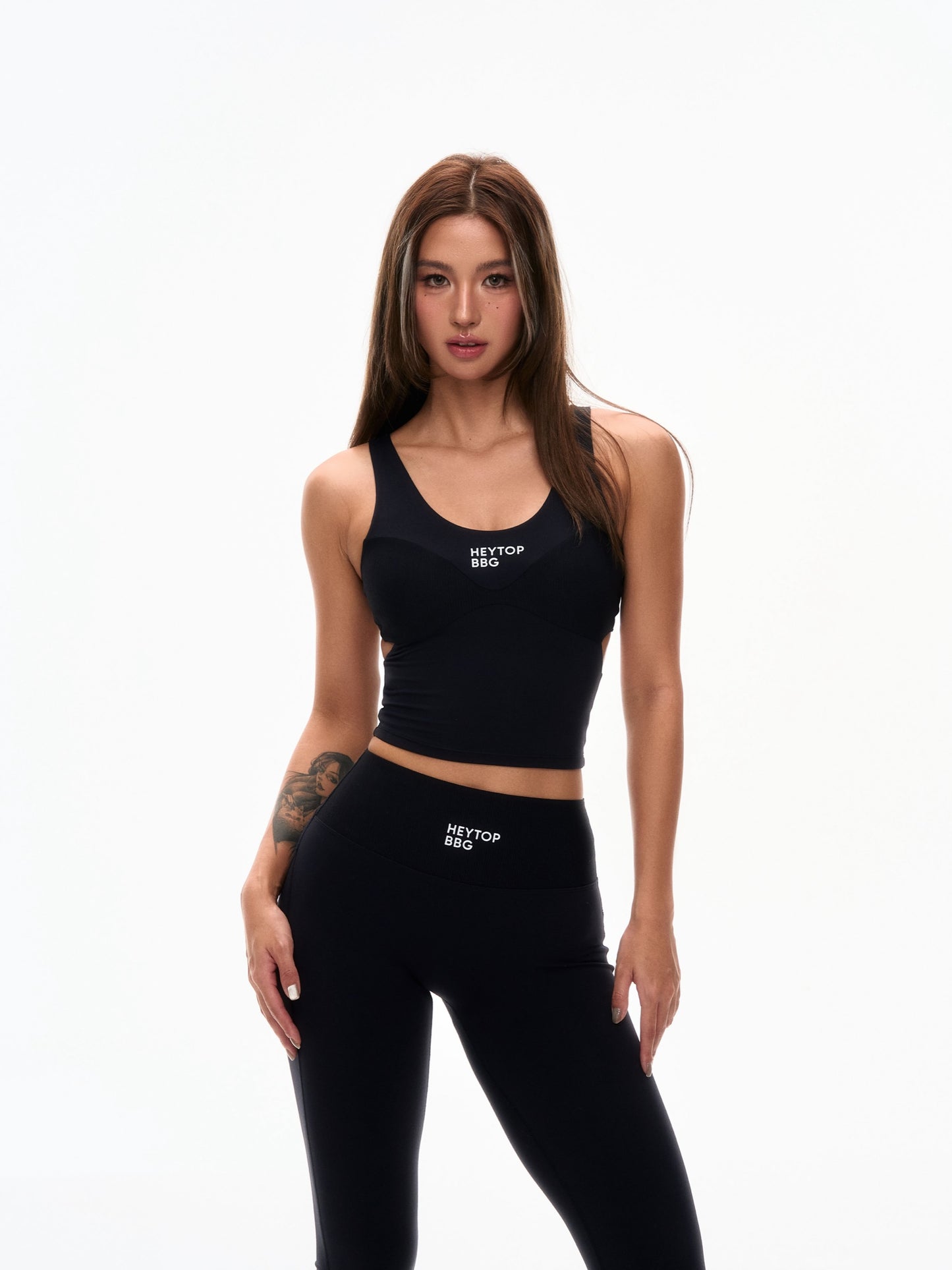 Ribbed Splicing Energy Longline Bra