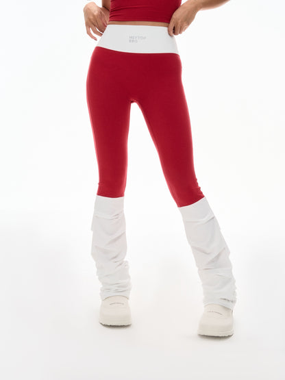 High-Elasticity Spliced Slim Leggings