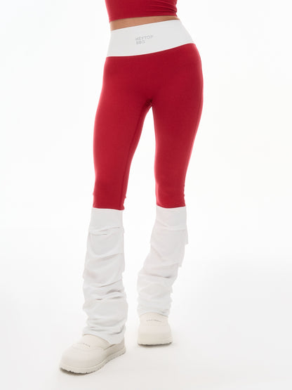 High-Elasticity Spliced Slim Leggings