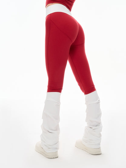 High-Elasticity Spliced Slim Leggings